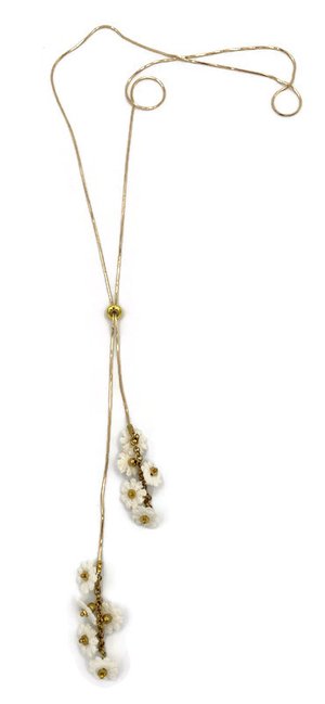 Flower Power Lariat Necklace