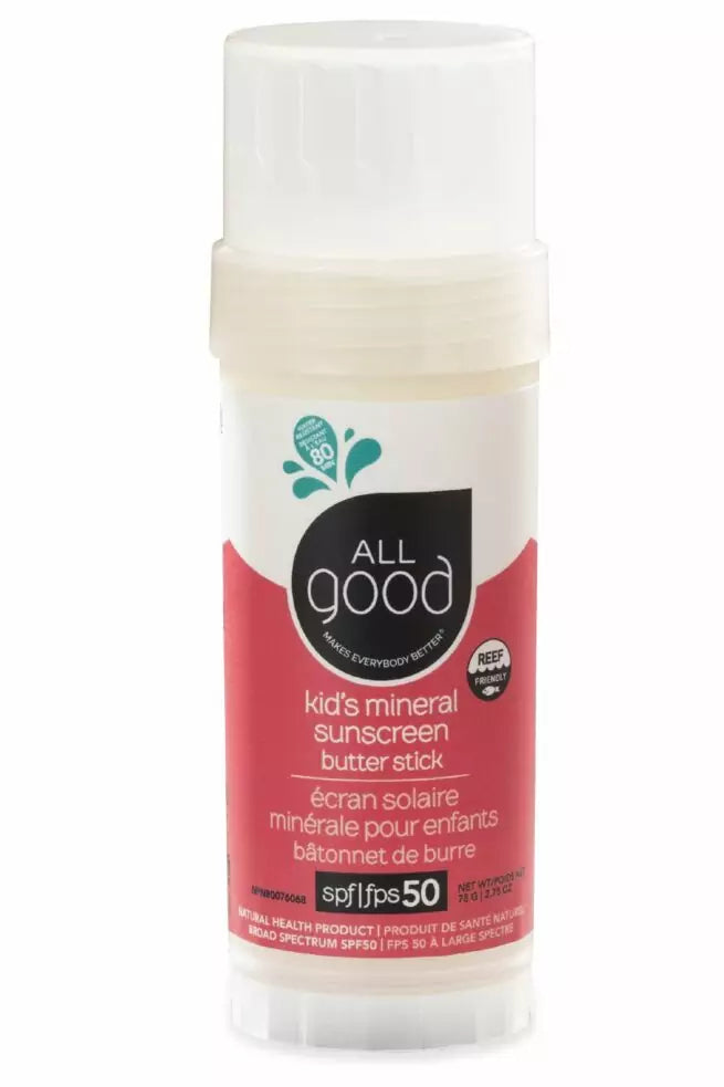 SPF 50 Kids Mineral Sunscreen Butter Stick 2.75 oz