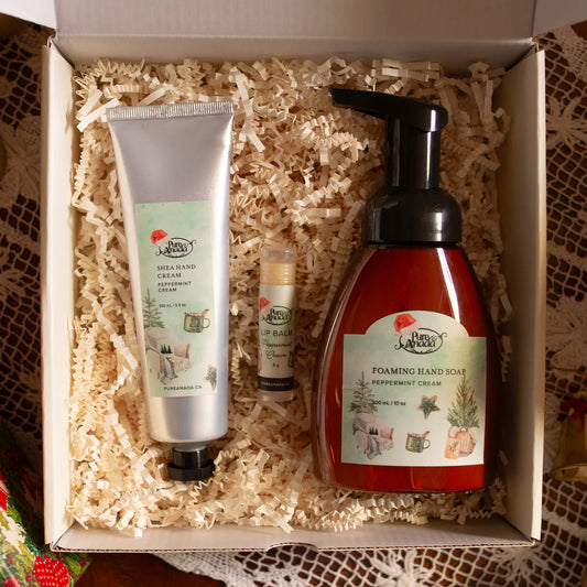 Peppermint Cream Holiday Gift Box