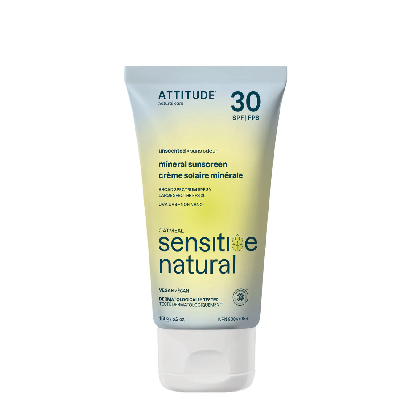 Unscented Mineral Sunscreen Sensitive SPF 30