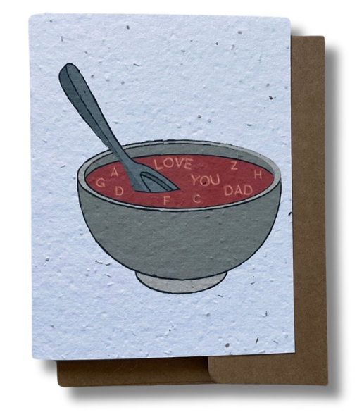 Love You Dad (Soup) Card