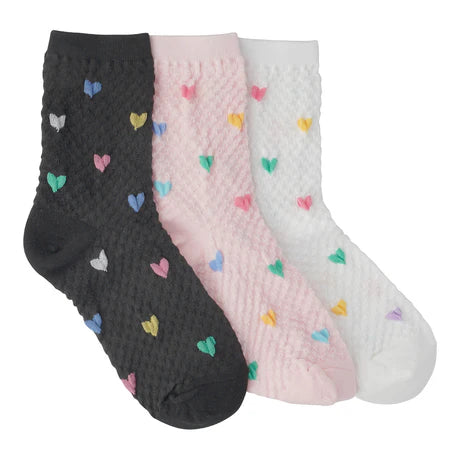 Waffle Heart Socks