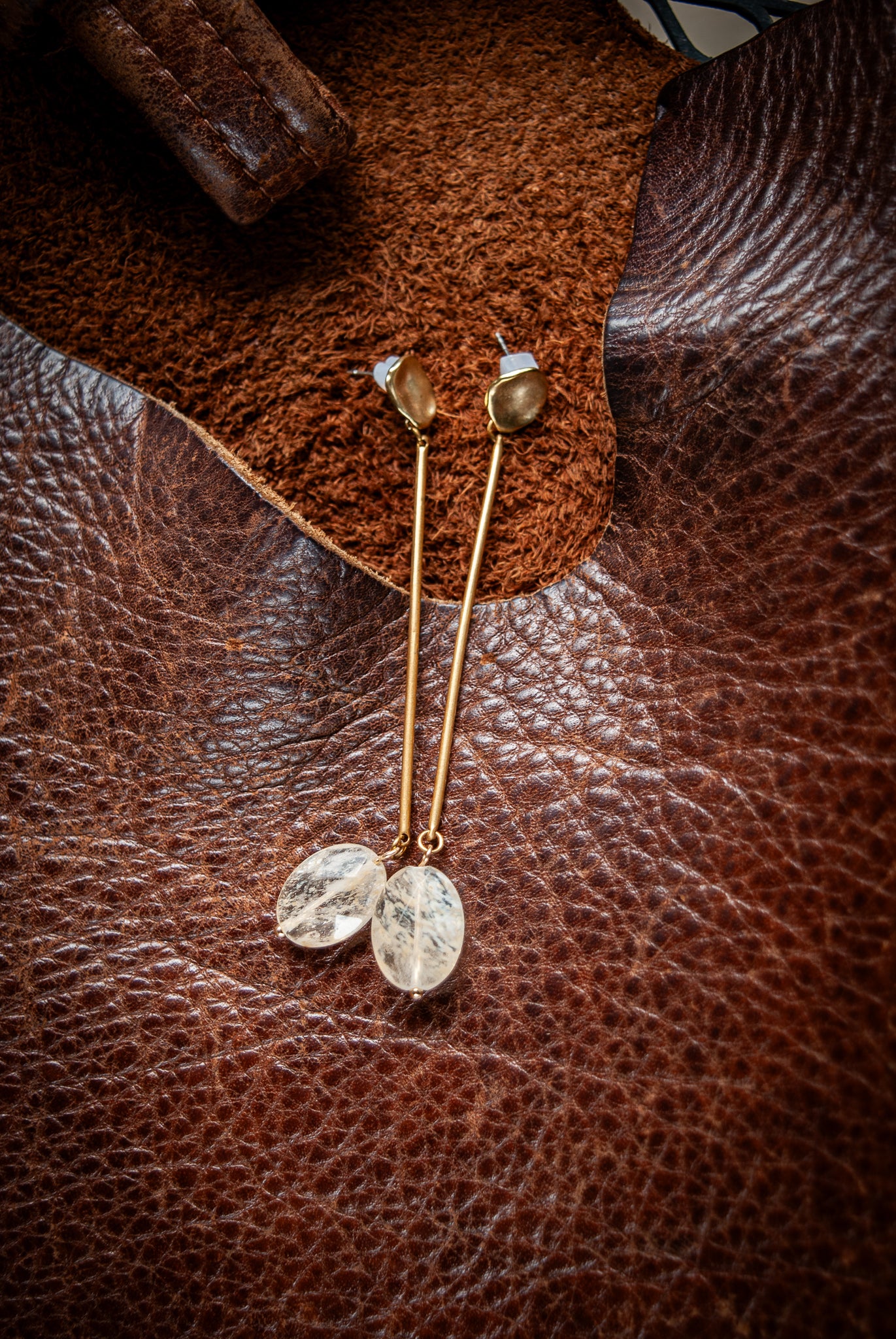 Horsebit Earrings + Necklace