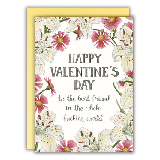 Happy Valentine's Day to the Best Friend Card