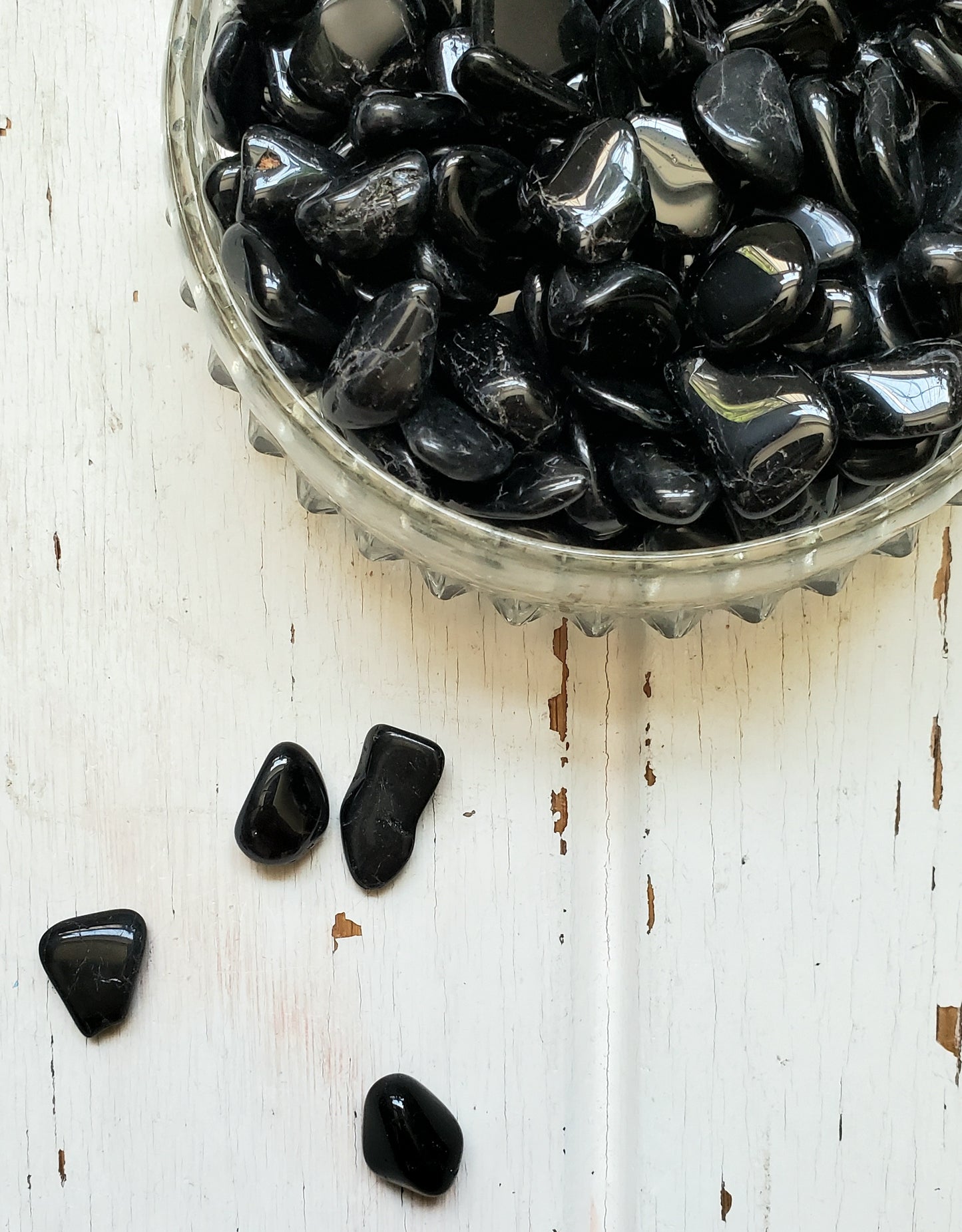 Black Tourmaline Tumbled