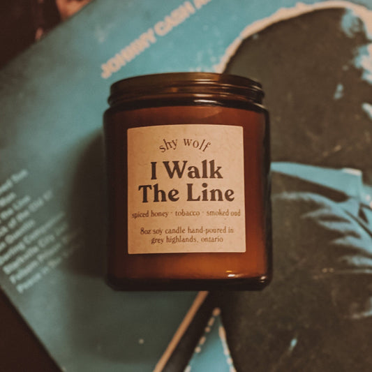 I Walk The Line Candle