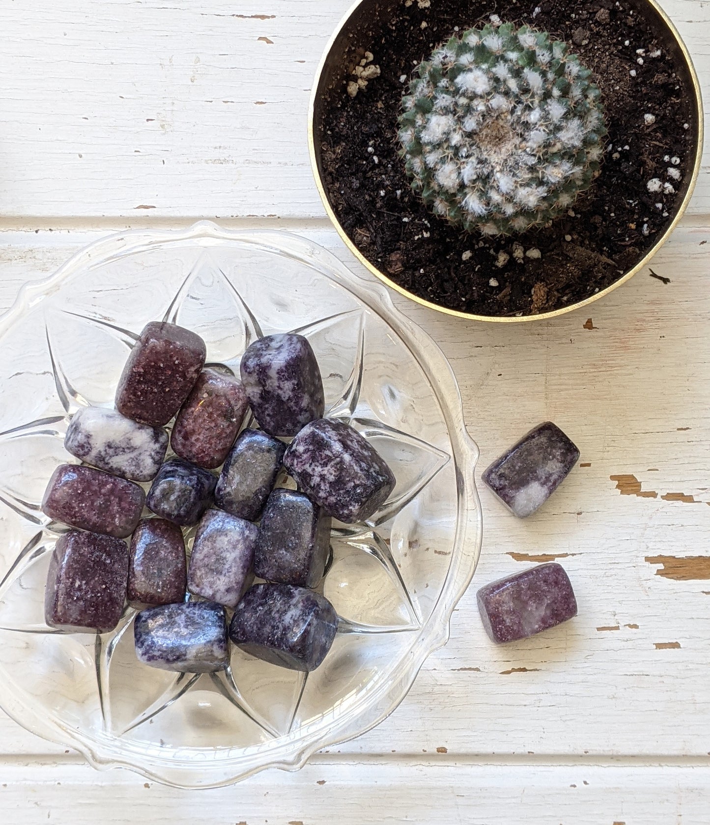 Lepidolite Polished