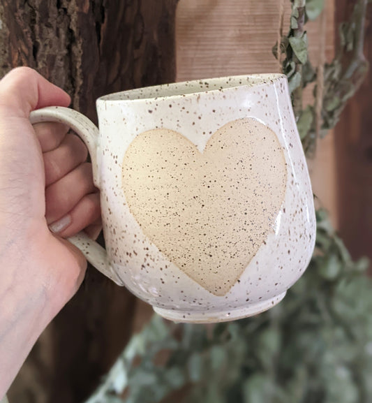 Schnortzy's Pottery Heart Mugs