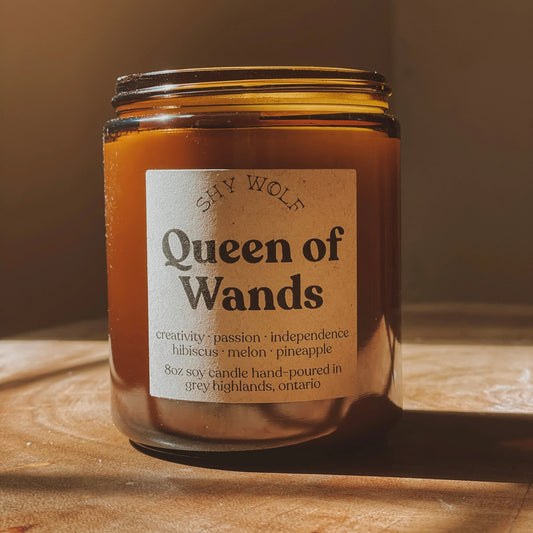 Queen of Wands Candle